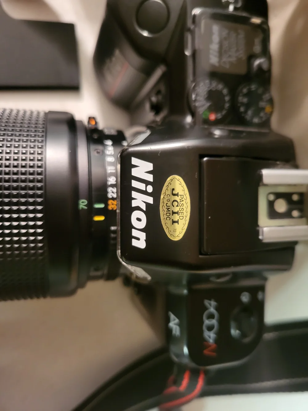 Nikon Black 35mm SLR Camera with 70-210mm Lens and Accessories READ